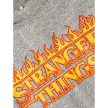 NAME IT Stranger Things Tee Fuz Grey Melange